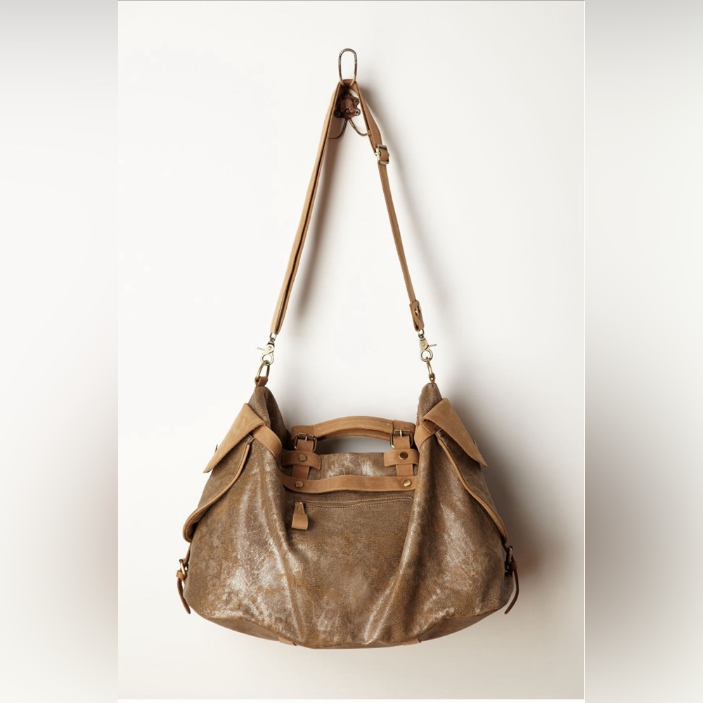 Anthropologie Jesslyn Blake shimmery tote - Picture 9 of 13